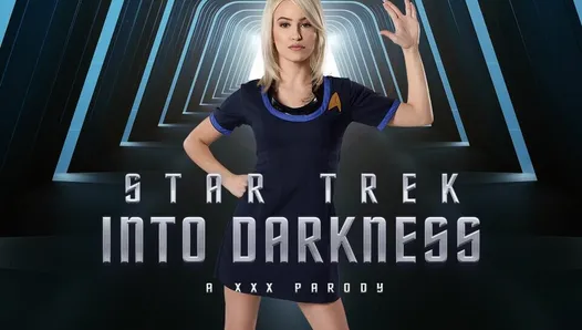 Vrcosplayx - loira gata Kiara Cole como Star Trek Carol quer capitão torpedo dentro dela - vr pornô