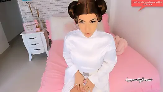 Leia prenses cosplay 31 talimatı ahegao ağzına boşalma emanuelly raquel