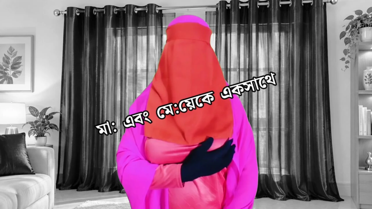 Masturbation and dirty talk by a very beautiful Indian stepmother - clear Bangla audio