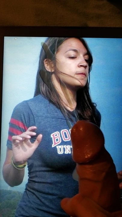 Alexandria Ocasio-Cortez aka AOC Cum Tribute