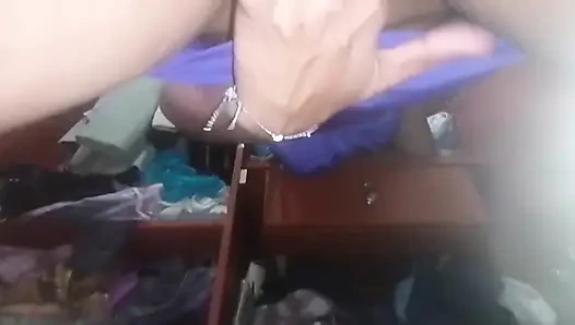 ep10 Desi stepmom found cam of stepson and she strips him to see Pussy Show Begins Laying on the bed starts her boobs job sed
