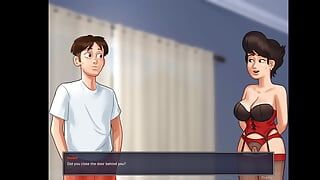Yaz mevsimi efsanesi - helen ile seks sahnesi - kız arkadaşın üvey annesinin sikişmesi gerekiyor - animasyonlu porno oyunu