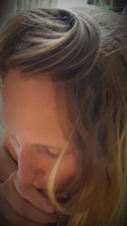 Sloppy slutty blowjob of a big dick by a hot and horny MILF before she decides to ride his big dick cowgirl | Clip 2
