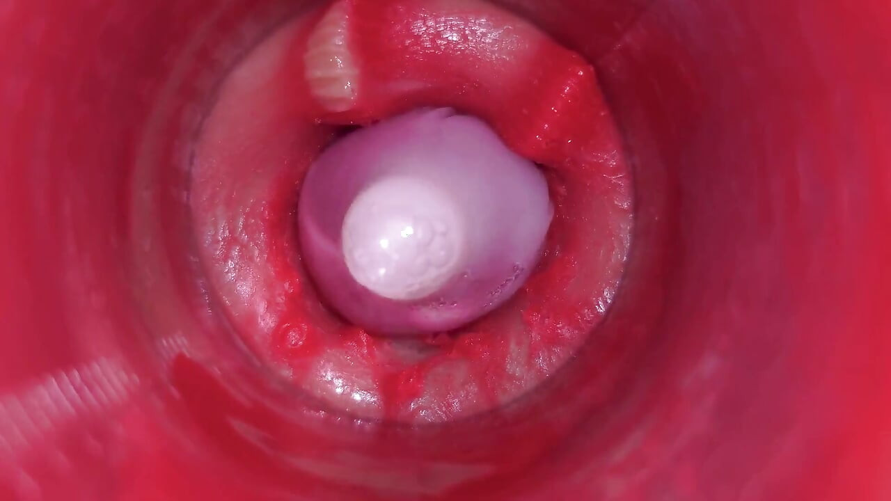 Camera Inside Pussy - Powerfull Cum in Pussy! Best Internal Asmr