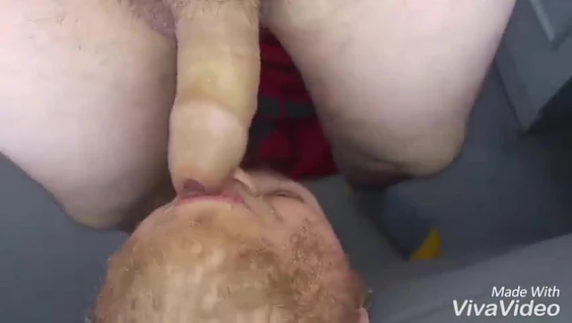 Sucker cums while he sucking a cock deepthroat
