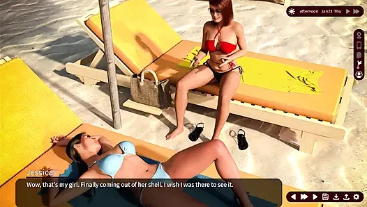 Arzu fısıltıları - sadık yol 10 sarah 2 parçalı bikinisiyle harika görünüyor