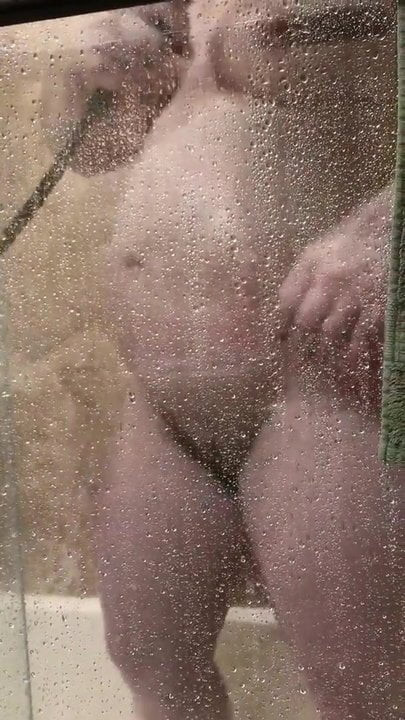 Wife Debbie in the shower