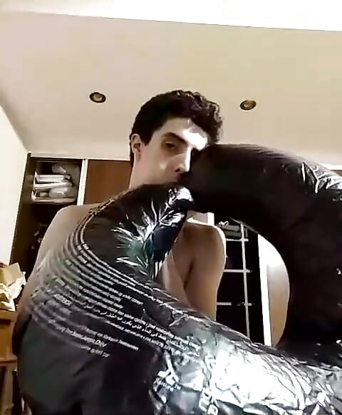Watch Me Blowing up Inflatables and Playing with Them Until I Cum on Stream