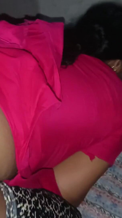 Cute indian bhabhi with juicy r s lips licking and sucking big cock and enjoying fucking in doggy style | Clip 1