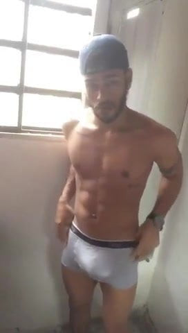 handsome guy and his huge dick