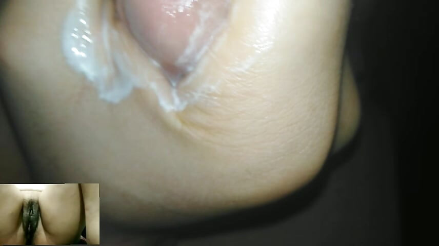 Solo Masturbation on a video call