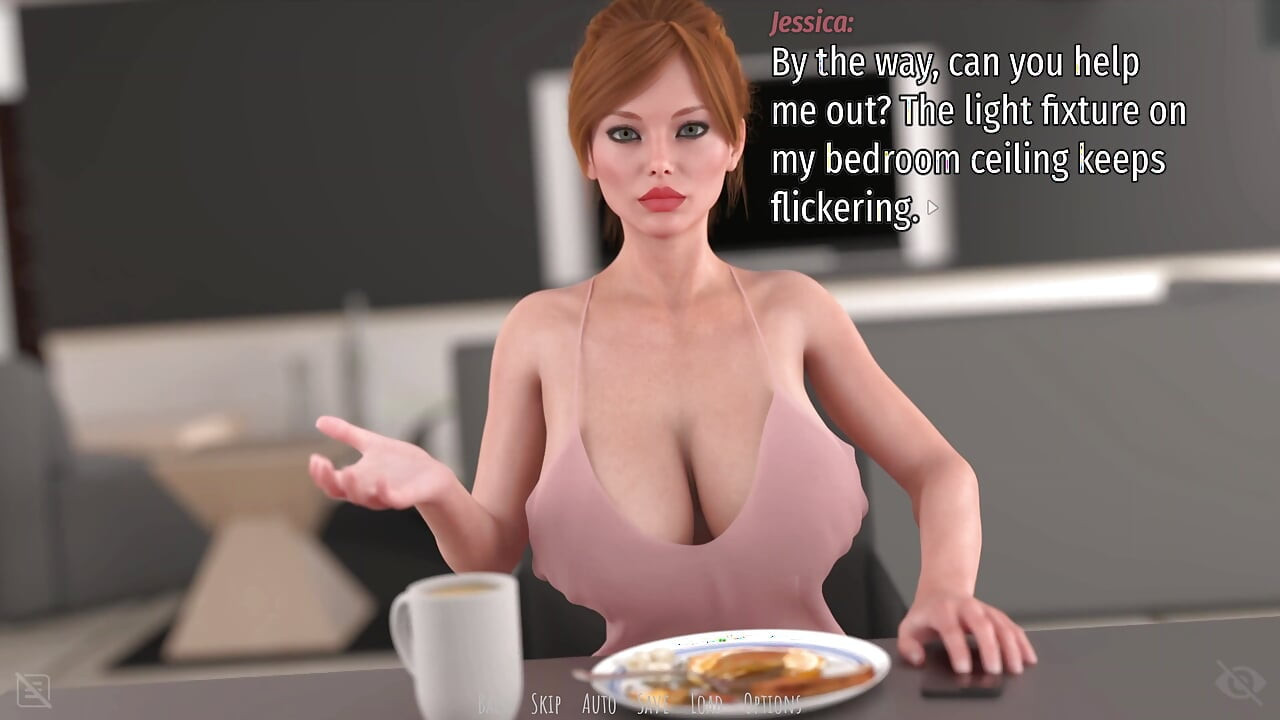 Shadows of Seduction V0.5 - P6 MILF Jessica Deepthroats Adam och sväljer varje droppe i hennes sovrum