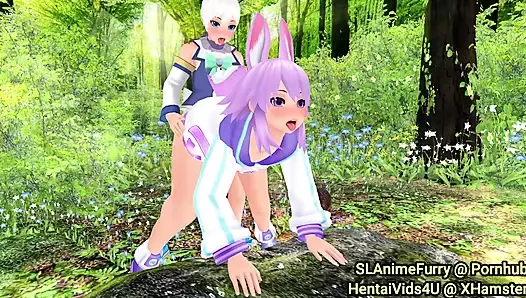 海王星兔子站在视频后面做爱 - slanimefurry