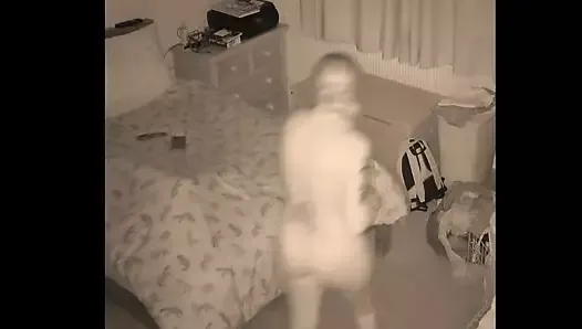Stepmom sneaks into the stepson's bed during the night