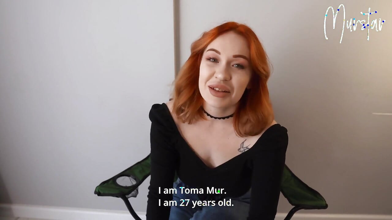 Toma Mur primeiro casting pornô com sexo, é claro