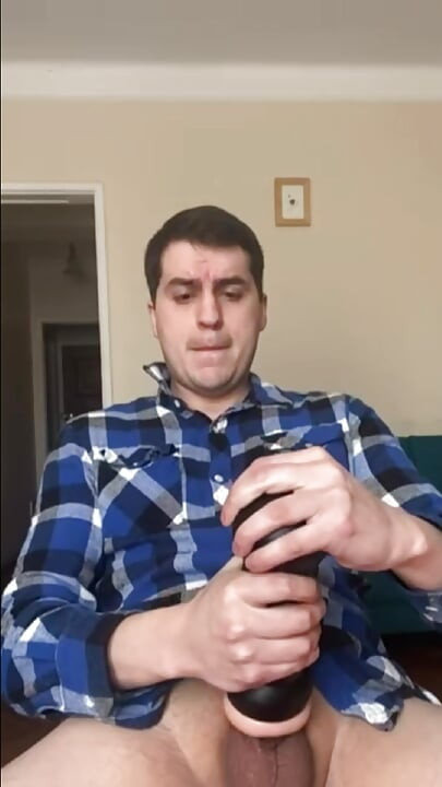 Cute Guy Jerks Off, Shoots His Load and Eats His Own Cum