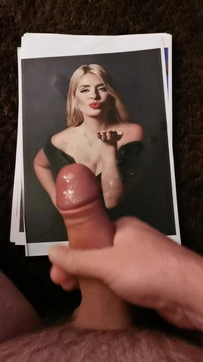 Holly Willoughby cum tribute 94