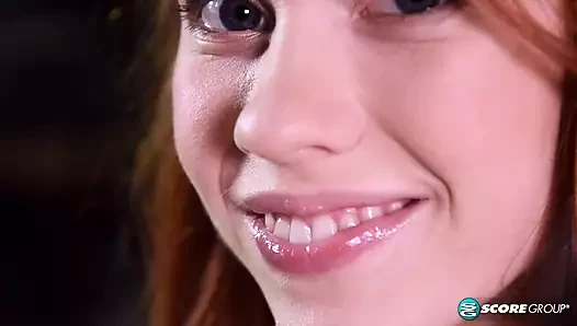 Tiny Ginger Schoolgirl Dolly Little Takes Off Her Uniform