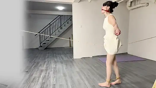 Тренировка мечты стоя на коленях + кульминация, часть 2