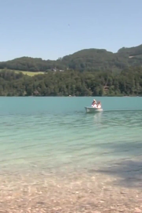 Two german milfs get fucked by the lake