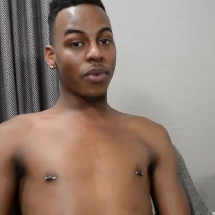 Alex Drake strokes his cock and toys his asshole