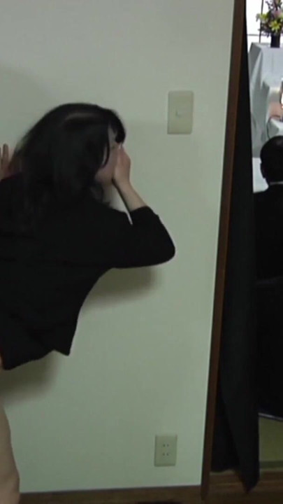 In Mourning Clothes Is Made to Orgasm. Come in Front of Their Husband’s Memorial Portrait -2 | Clip 3