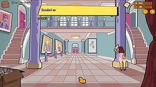 Simpsons - Burns Mansion - część 22 Edna Boob tańczy i tajne plakaty LoveSkySanx