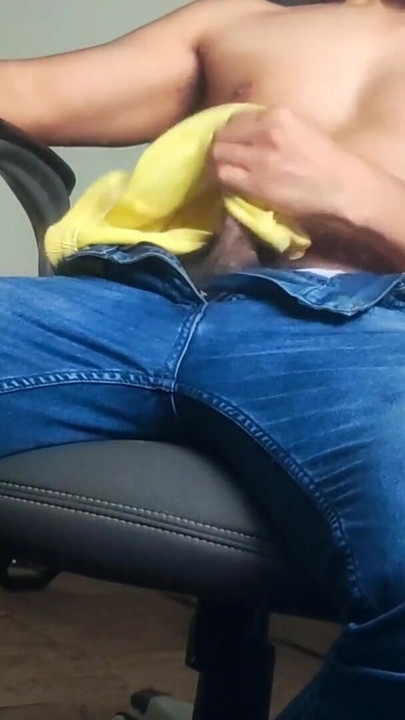 Spectacular moment from "cowboy rubs his throbbing cock in underwear"