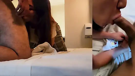 Dövüldü, tokat aldı ve poposundan tutuldu. İtaatkar, aldığını alıyor.