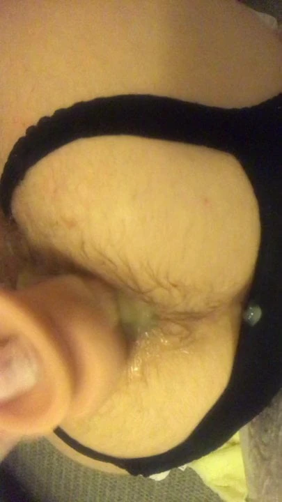 Masterbating with dildo