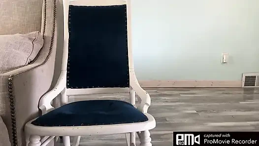 Соло-скачка На Дилдо Блондинки-бомбы В Кресле-качалке - Мясистая Реалистичная Игрушка, Сногсшибательная 4K