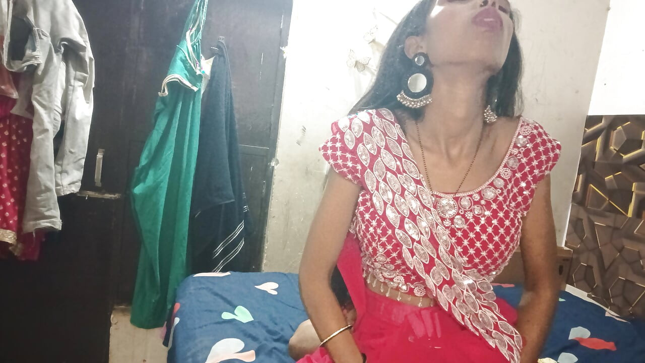 New saree me bhabhi ji ki chudai