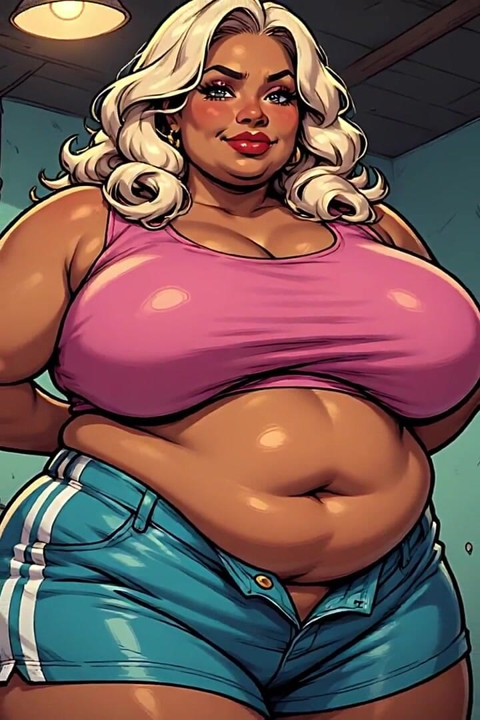 BBW Chubby Babe Art