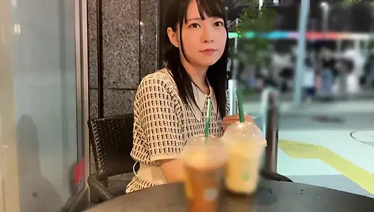 A118F10 It's natural to be cautious about your first dating app! A beautiful black-haired girl who came knowing she was going to shoot privately! Wild sex in one-night mode!