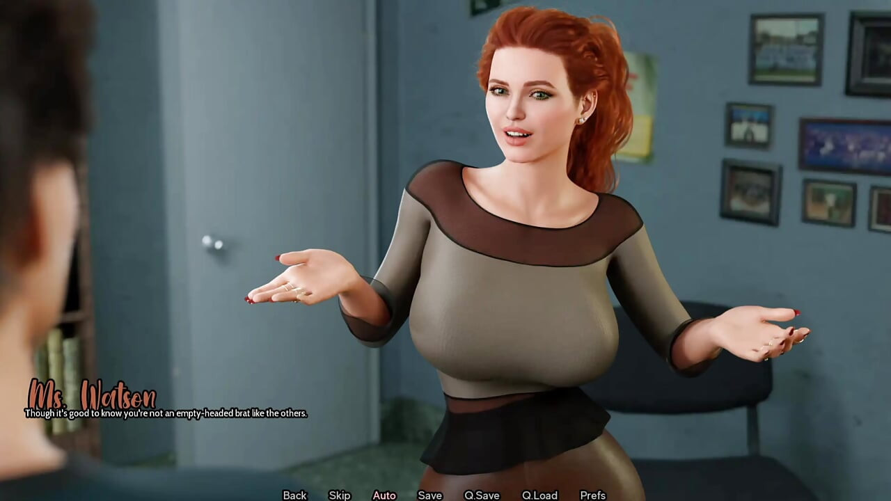 Minha professora gostosa me dá uma punição sexy