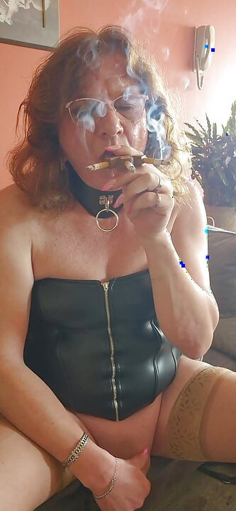 Enjoying my holder