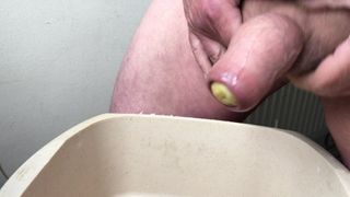 Pissing with a potato - 2