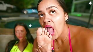 latinas suck feet and ass with their tongues GGmansion