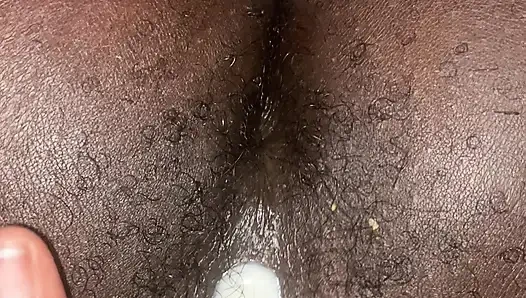 my wet creamy hairy black pussy