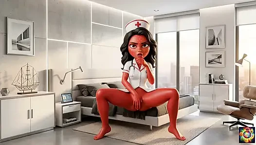 Spät in der nacht mit der Krankenschwester - AI Hentai ASMR