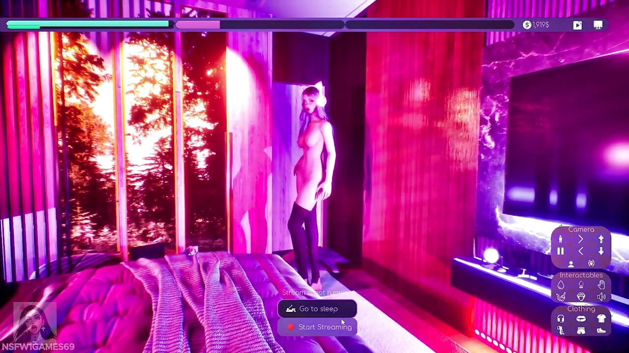 Cams-simulator med hot E Girl