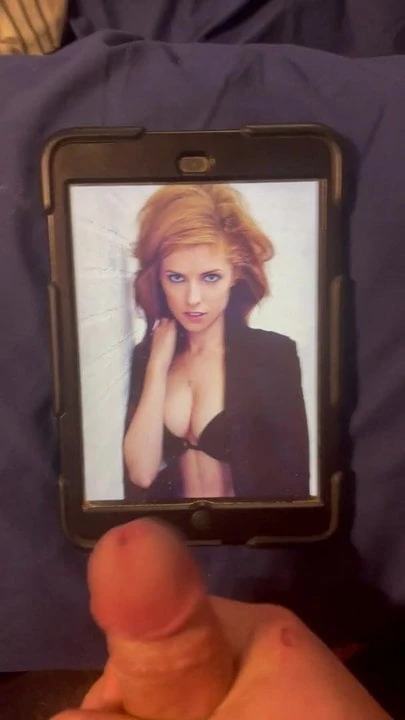Anna Kendrick cum tribute with cum smear