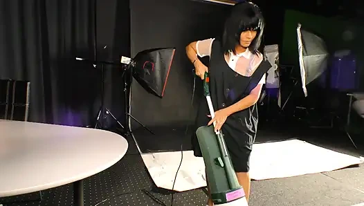 Sexy brunette MILF with big ass gets smashed in her wet pussy