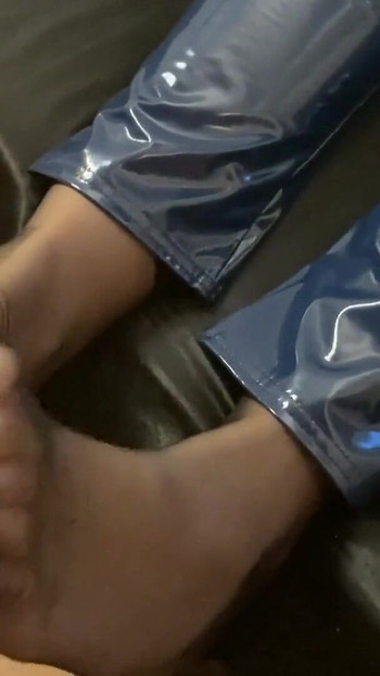 Powerful moment from "Blue Vinyl Leggins, Nylons, High Heel Pumps"