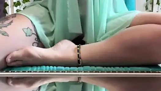 Celebrating St. Patty and Frisky Friday in a Green Babydoll