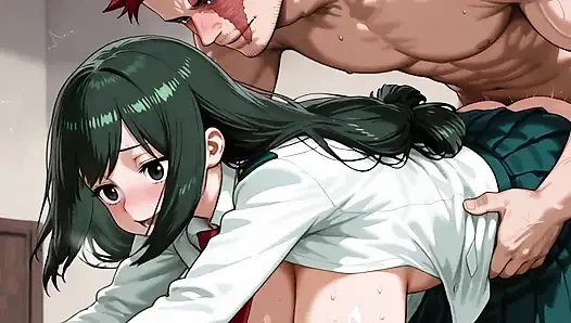 Притормоние X Tsuyu (MHA)