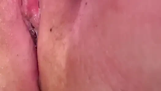 Fingering my creampie