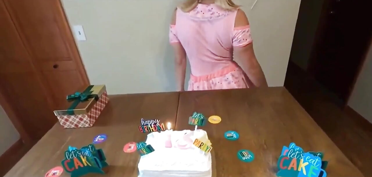 Sweet Teen Celebrates Her 18th Birthday with Her Stepfather