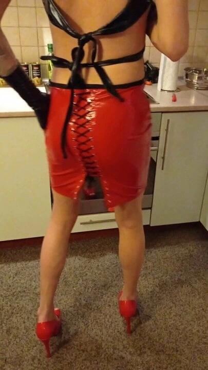 My pretty Latex Tgirl
