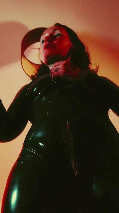 Divine Devotion: Latex Worship, Spit, Gas & Toilet Training POV